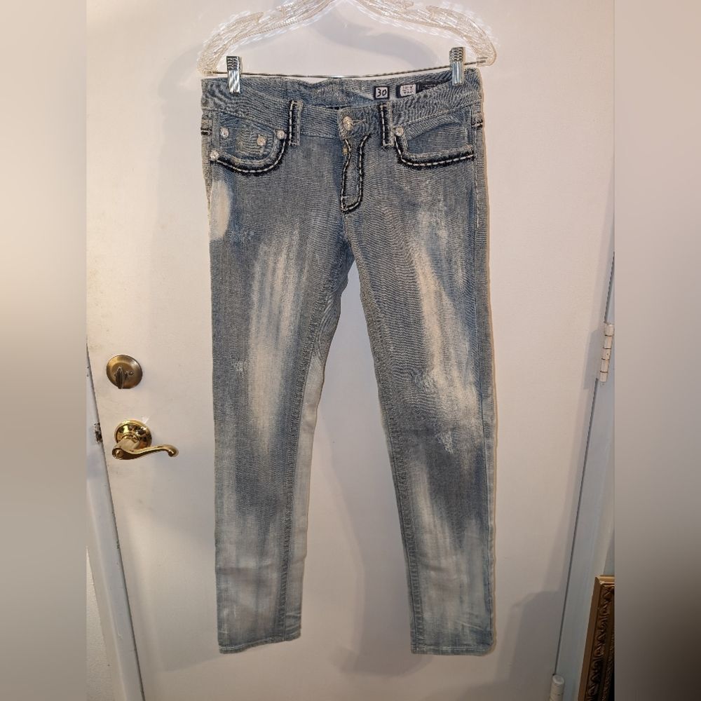 Miss Me Sunny Skinny Leg Jean Size 30 Style JPD1034SK